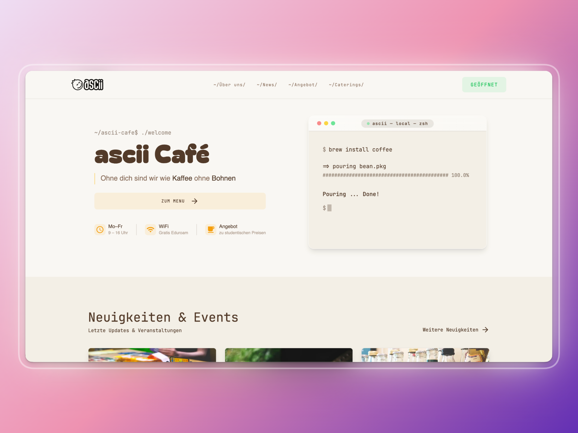 Projekt 3 Screenshot
